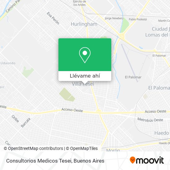 Mapa de Consultorios Medicos Tesei