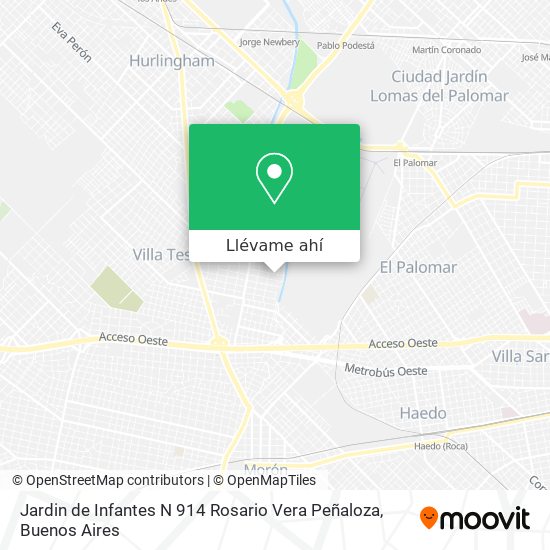 Mapa de Jardin de Infantes N 914 Rosario Vera Peñaloza