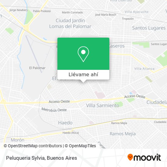 Mapa de Peluqueria Sylvia