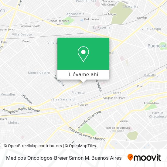 Mapa de Medicos Oncologos-Breier Simon M