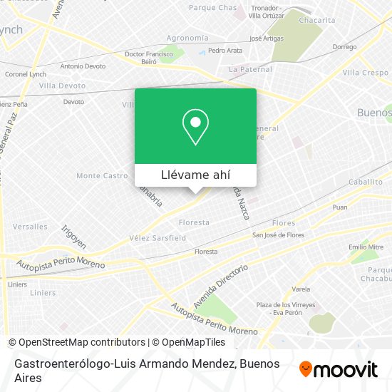 Mapa de Gastroenterólogo-Luis Armando Mendez