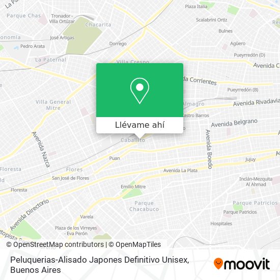 Mapa de Peluquerias-Alisado Japones Definitivo Unisex