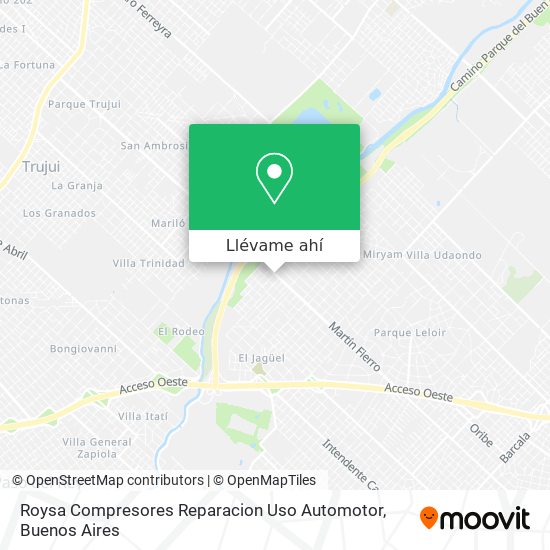 Mapa de Roysa Compresores Reparacion Uso Automotor