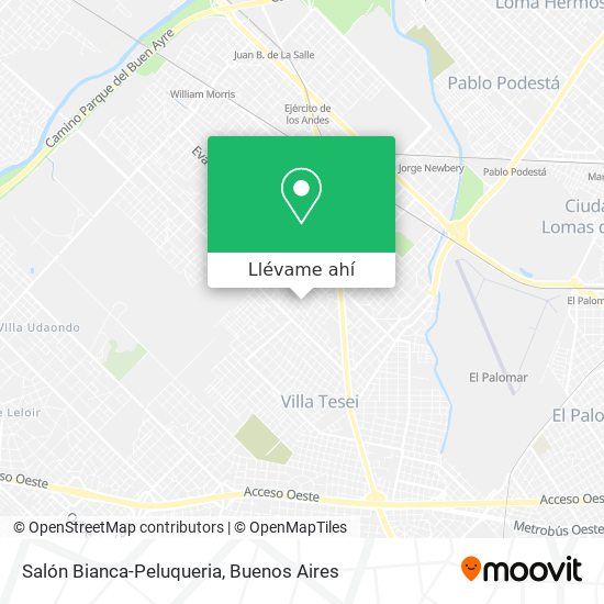 Mapa de Salón Bianca-Peluqueria