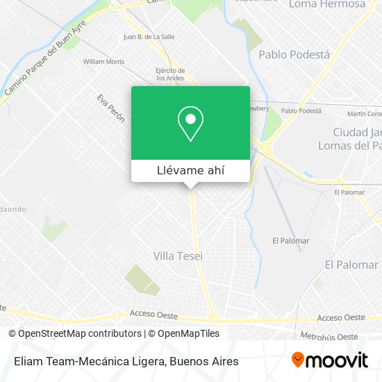 Mapa de Eliam Team-Mecánica Ligera