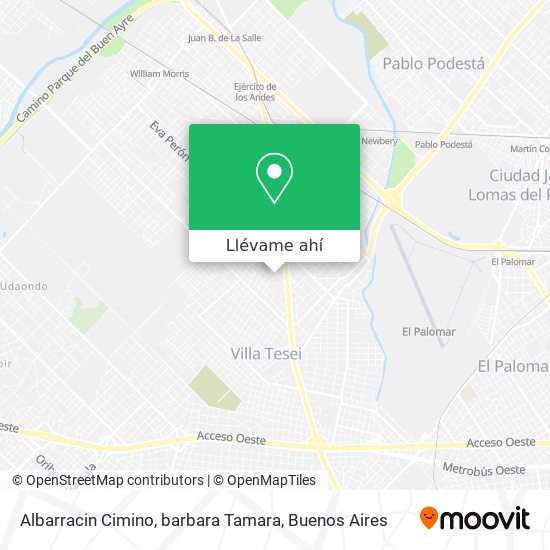 Mapa de Albarracin Cimino, barbara Tamara