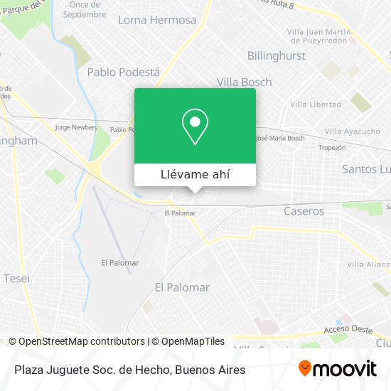 Mapa de Plaza Juguete Soc. de Hecho