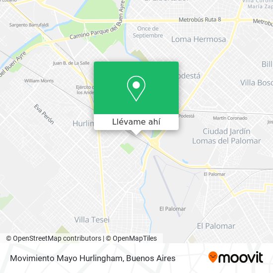 Mapa de Movimiento Mayo Hurlingham