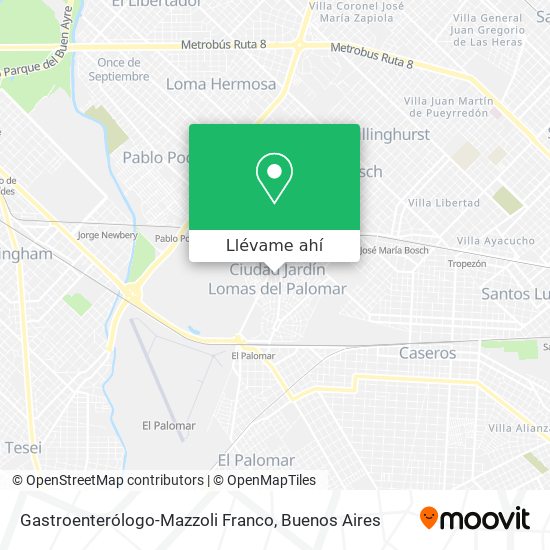 Mapa de Gastroenterólogo-Mazzoli Franco
