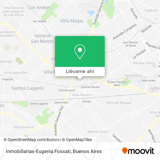 Mapa de Inmobiliarias-Eugenia Fossati