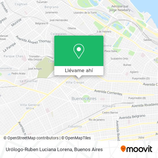 Mapa de Urólogo-Ruben Luciana Lorena