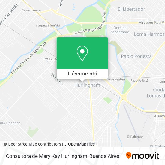 Mapa de Consultora de Mary Kay Hurlingham