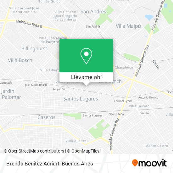 Mapa de Brenda Benitez Acriart