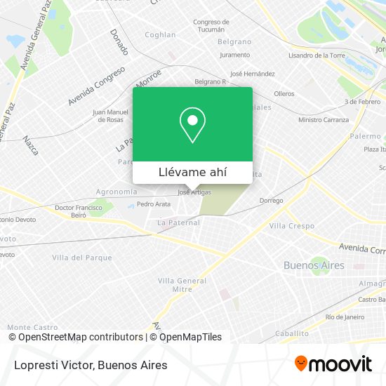 Mapa de Lopresti Victor