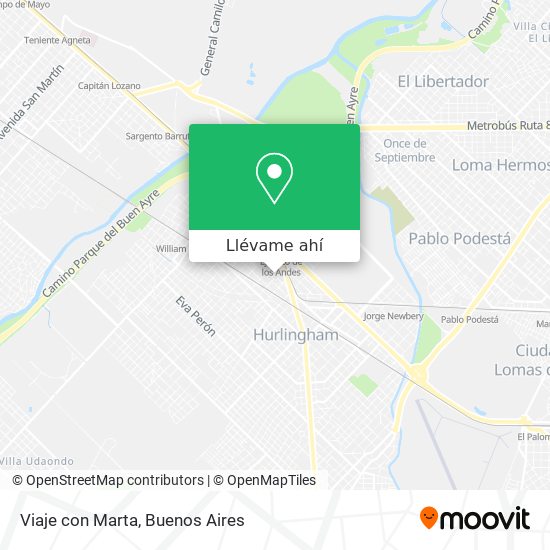 Mapa de Viaje con Marta