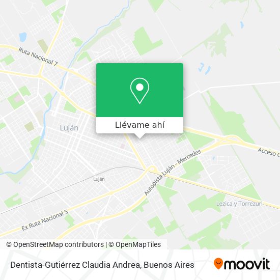 Mapa de Dentista-Gutiérrez Claudia Andrea