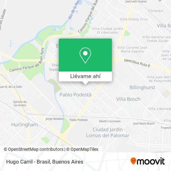 Mapa de Hugo Carril - Brasil