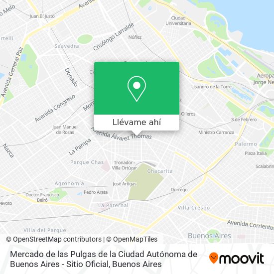 Mapa de Mercado de las Pulgas de la Ciudad Autónoma de Buenos Aires - Sitio Oficial