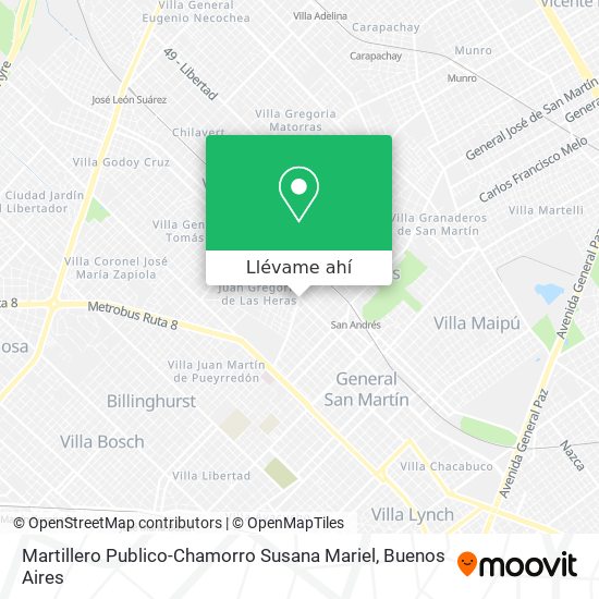 Mapa de Martillero Publico-Chamorro Susana Mariel