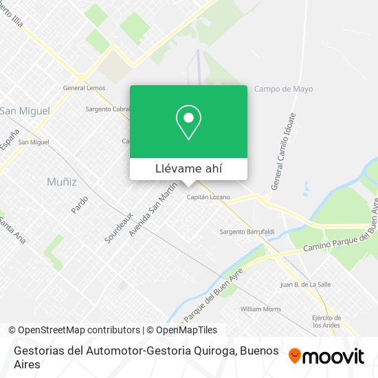 Mapa de Gestorias del Automotor-Gestoria Quiroga