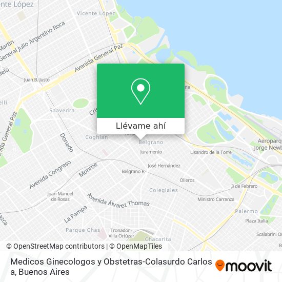 Mapa de Medicos Ginecologos y Obstetras-Colasurdo Carlos a