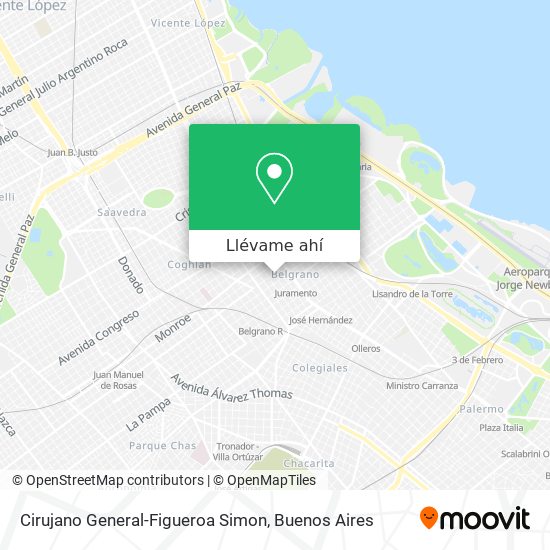 Mapa de Cirujano General-Figueroa Simon