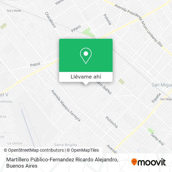 Mapa de Martillero Público-Fernandez Ricardo Alejandro