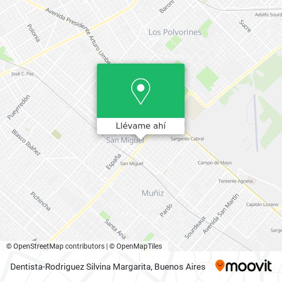 Mapa de Dentista-Rodriguez Silvina Margarita