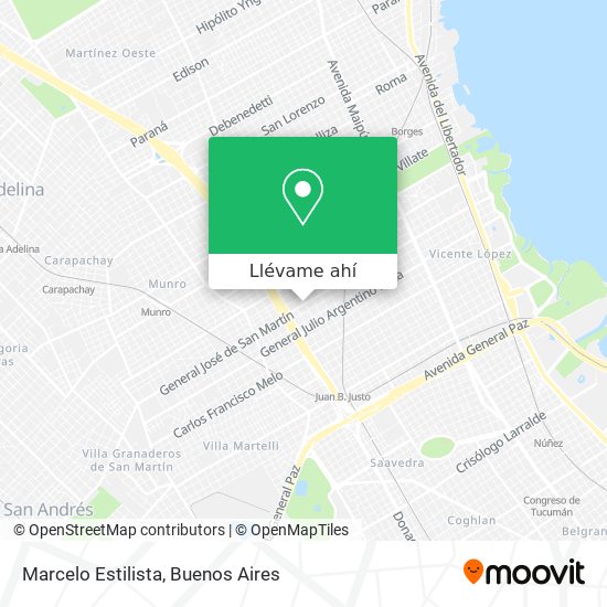 Mapa de Marcelo Estilista