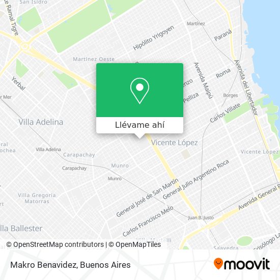 Mapa de Makro Benavidez