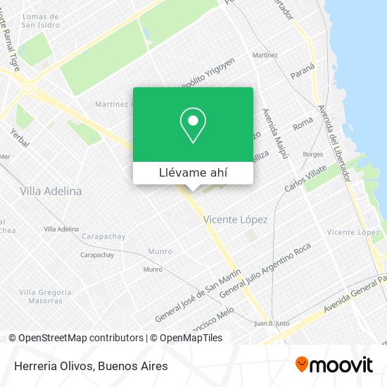 Mapa de Herreria Olivos