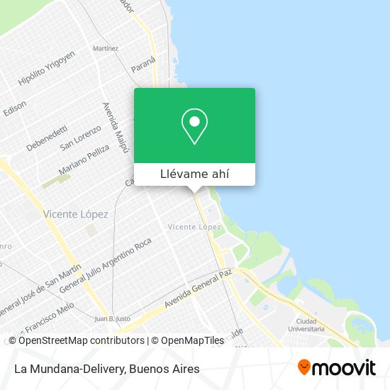 Mapa de La Mundana-Delivery