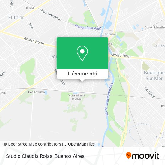 Mapa de Studio Claudia Rojas