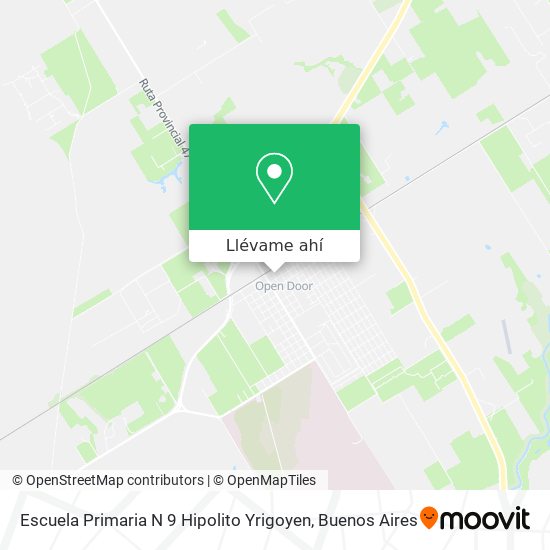 Mapa de Escuela Primaria N 9 Hipolito Yrigoyen