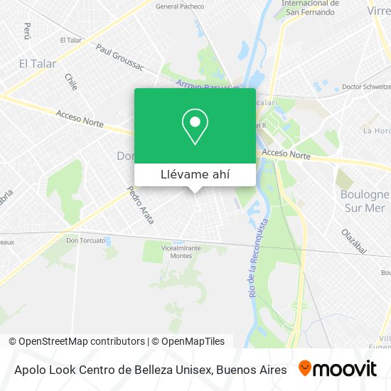 Mapa de Apolo Look Centro de Belleza Unisex