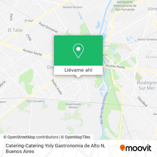 Mapa de Catering-Catering Yoly Gastronomia de Alto N
