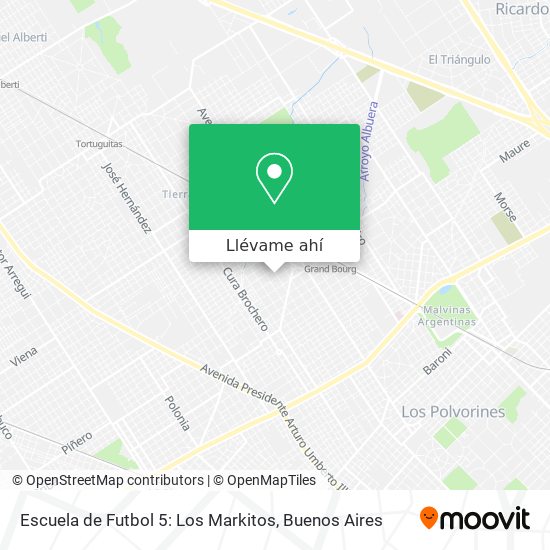 Mapa de Escuela de Futbol 5: Los Markitos