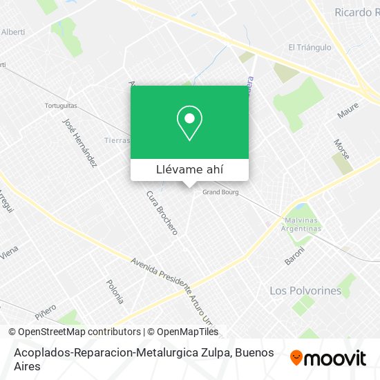 Mapa de Acoplados-Reparacion-Metalurgica Zulpa