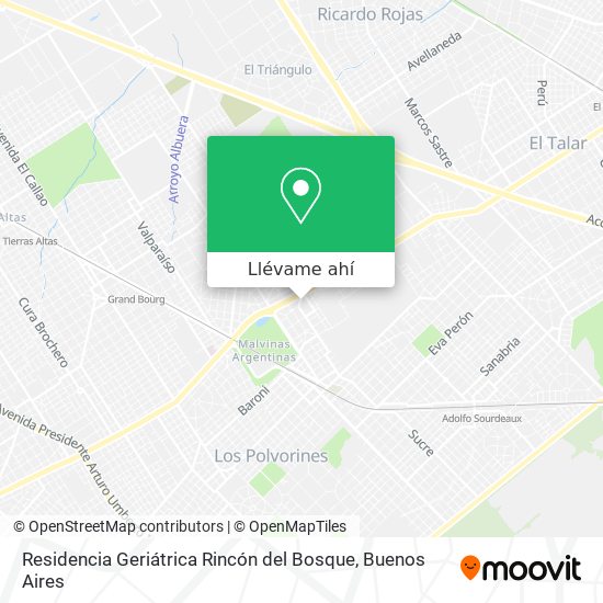 Mapa de Residencia Geriátrica Rincón del Bosque