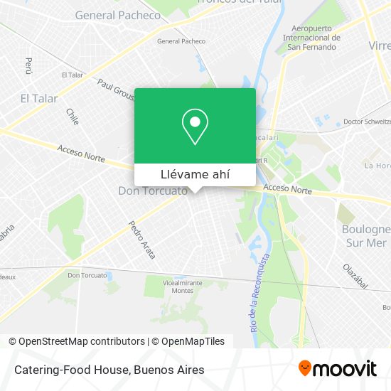 Mapa de Catering-Food House