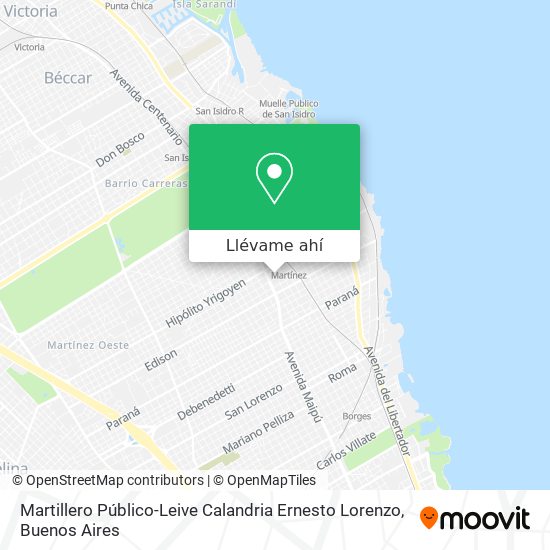 Mapa de Martillero Público-Leive Calandria Ernesto Lorenzo