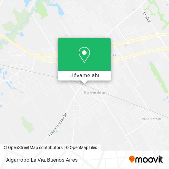 Mapa de Algarrobo La Via