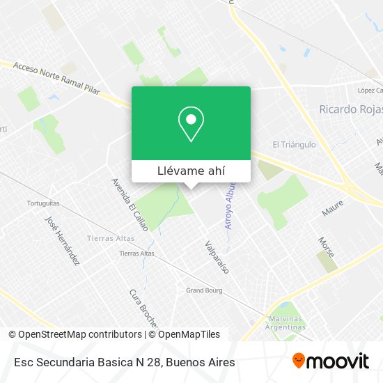 Mapa de Esc Secundaria Basica N 28