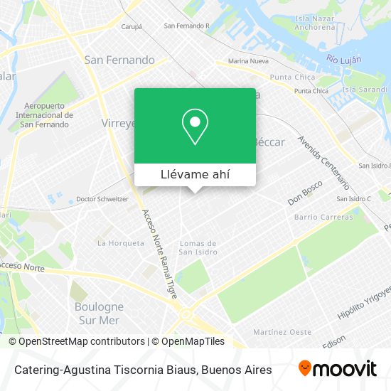 Mapa de Catering-Agustina Tiscornia Biaus