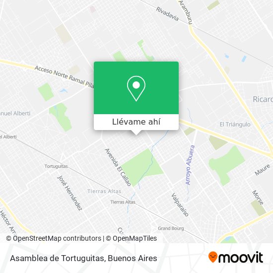 Mapa de Asamblea de Tortuguitas