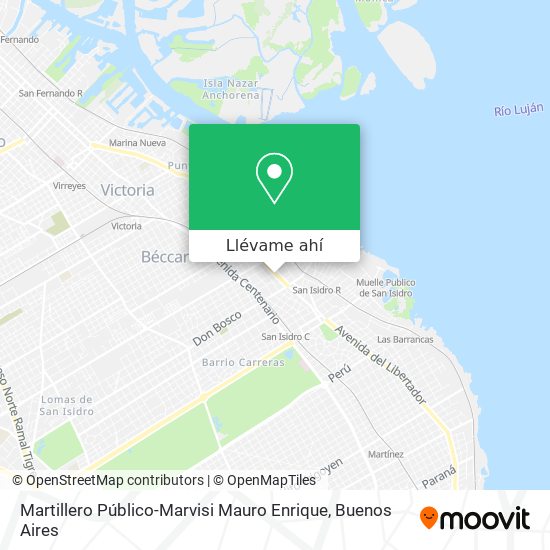 Mapa de Martillero Público-Marvisi Mauro Enrique