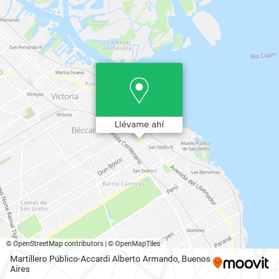 Mapa de Martillero Público-Accardi Alberto Armando