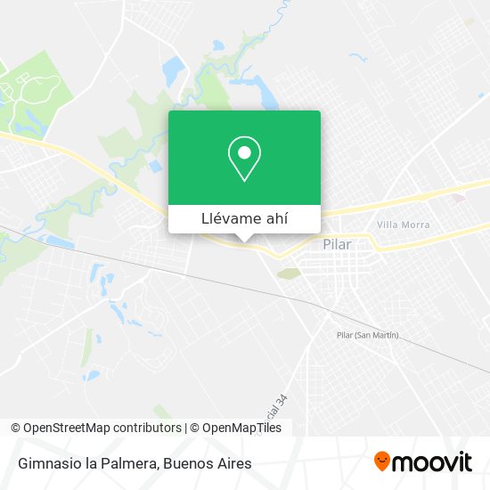 Mapa de Gimnasio la Palmera