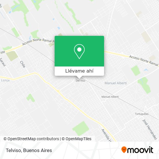 Mapa de Telviso