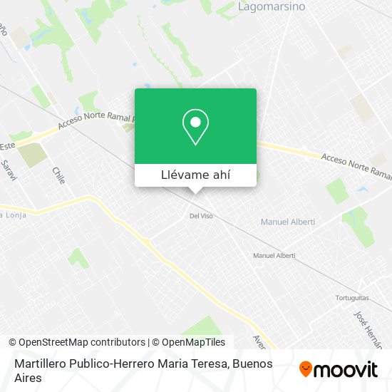 Mapa de Martillero Publico-Herrero Maria Teresa